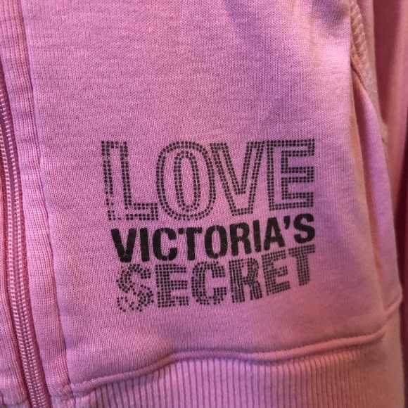 Victoria's Secret Vintage 2007 pink hoodie - Picture 3 of 7